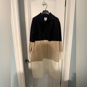 Cyrus Black Textured Coat